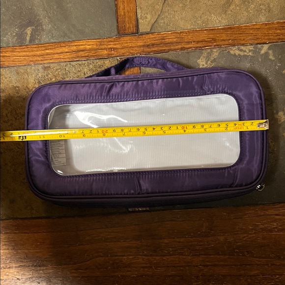 Lug Purple Travel Organizer with Clear Window - Picture 3 of 4